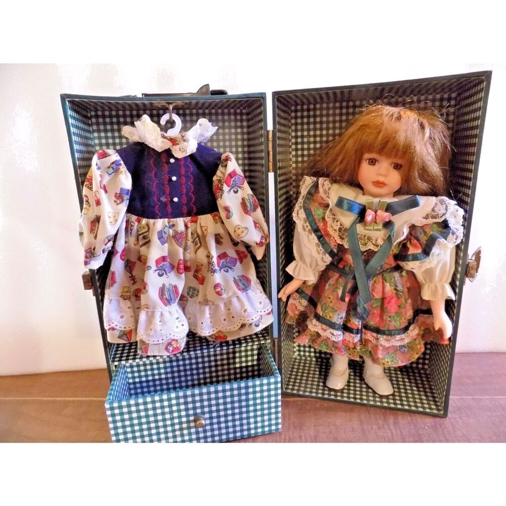 Lasting Impressions Companion Collection 12" Porcelain Doll with Wardrobe Box